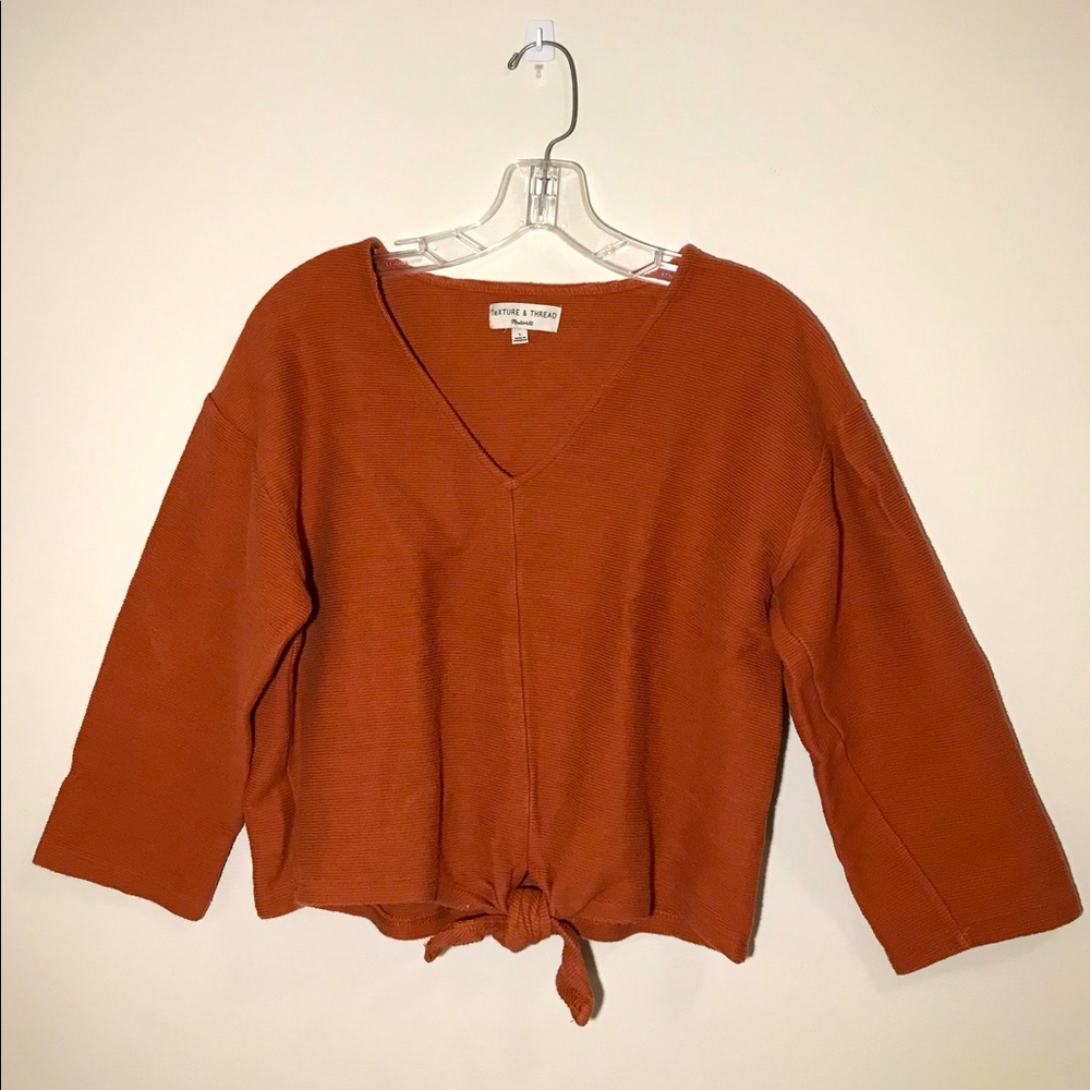 Madewell Tie-Front Top